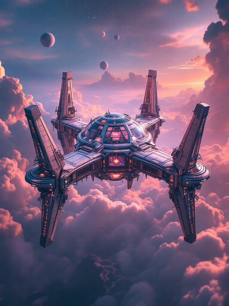 Space-Fi Arcology Time-Mind Continuum Colour-Shift