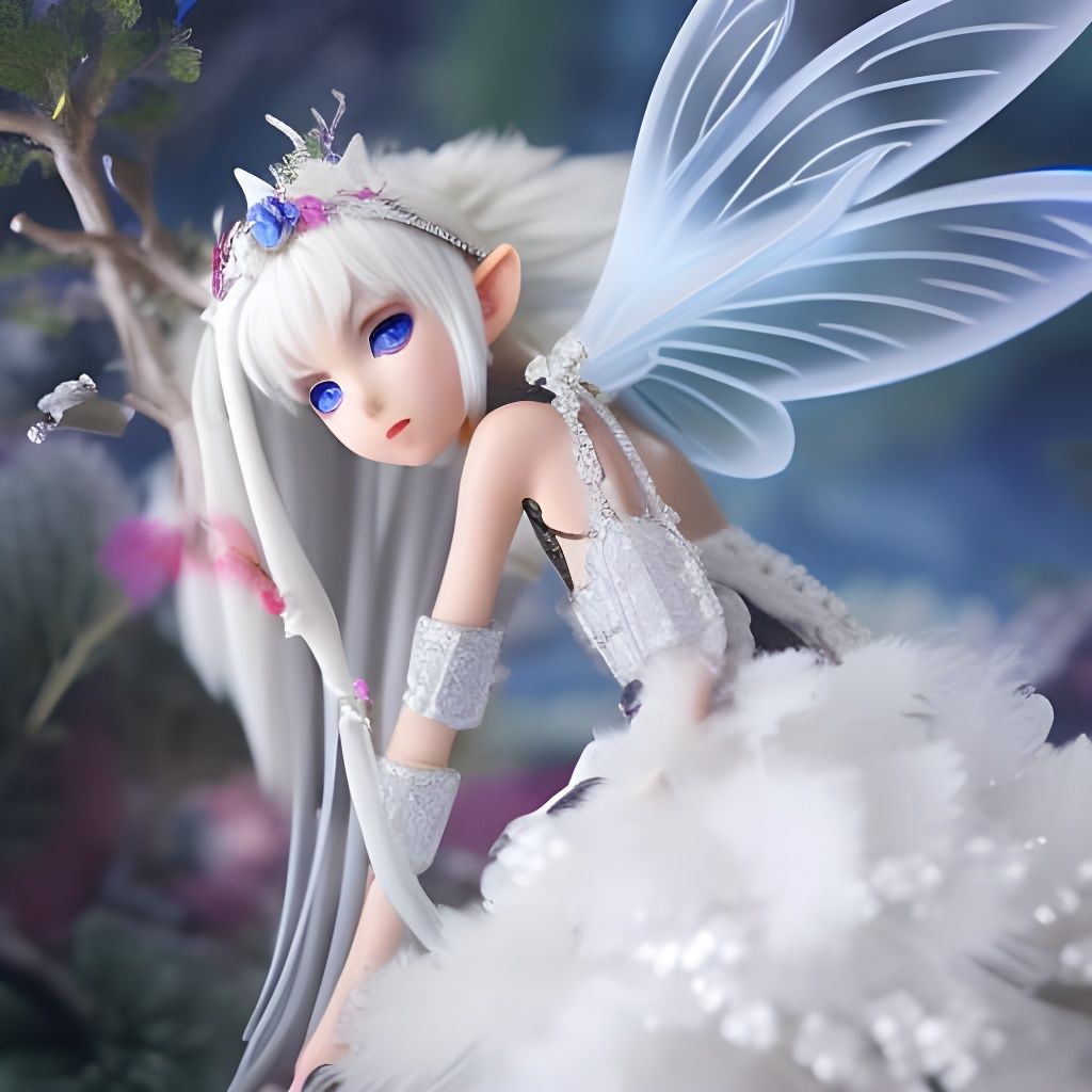 Gothic Fairy in Electric Dress: Anime Key Visual