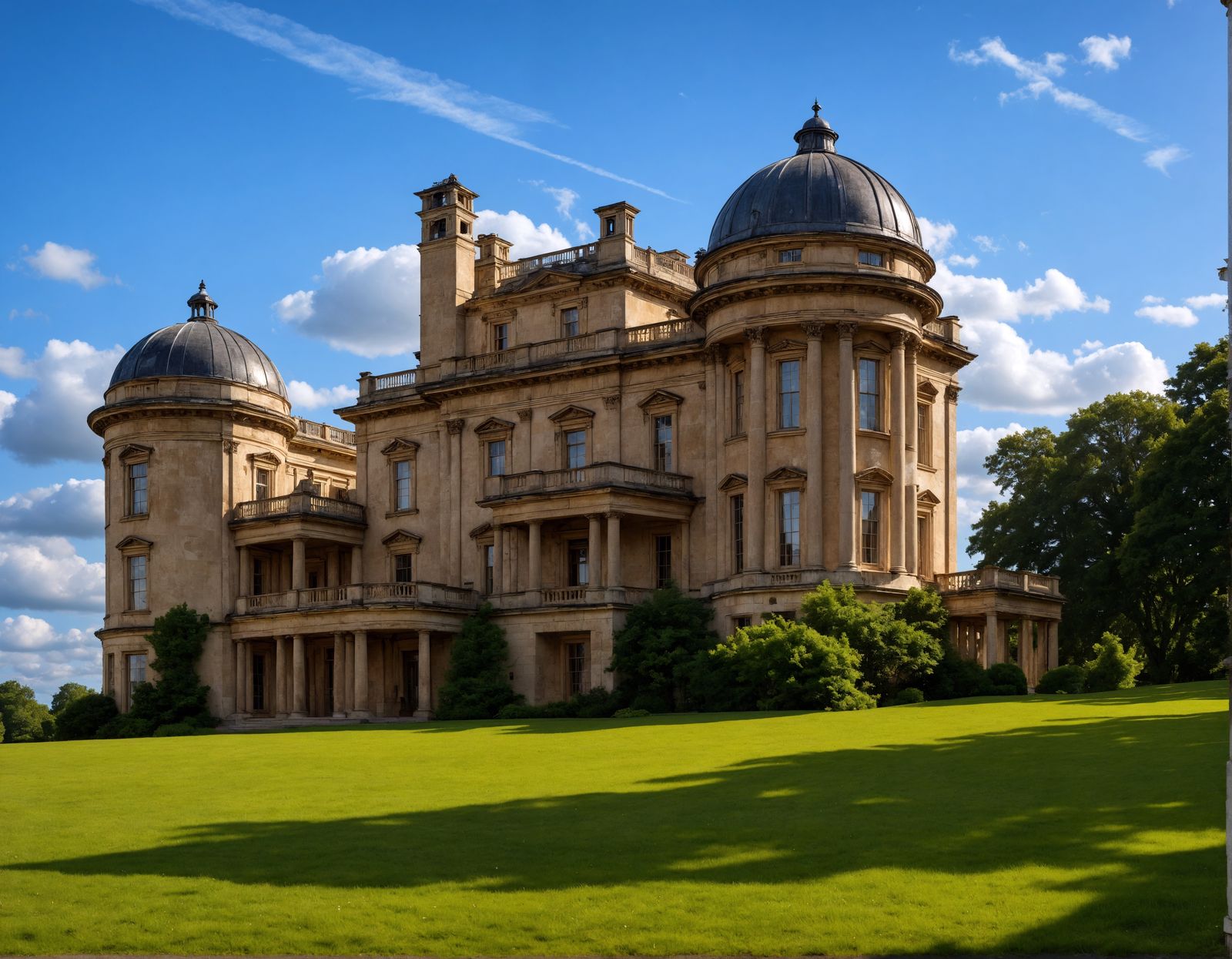 Elegant Palladian Mansion Unveiled in Vivid Detail