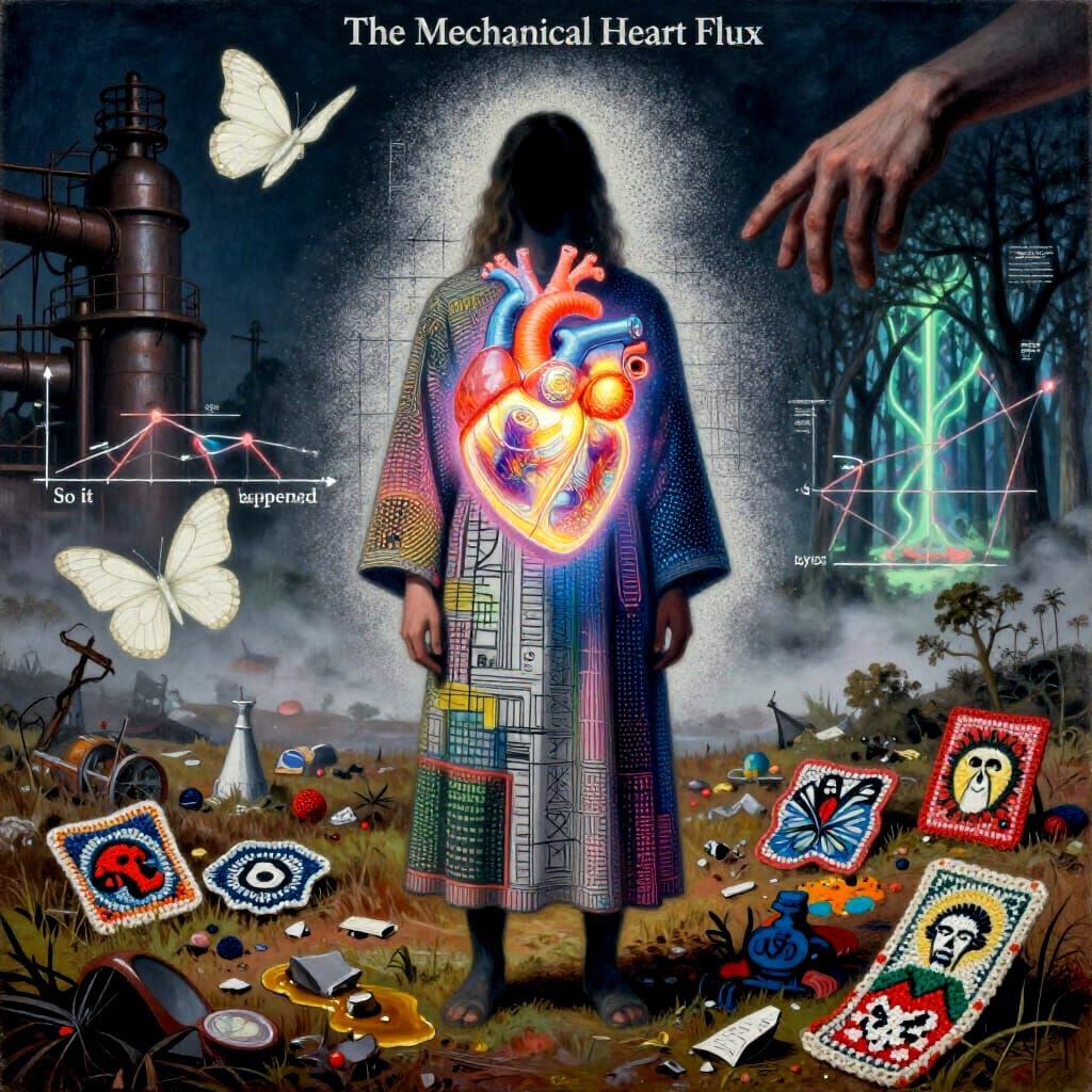Mechanical Heart Flux In Industrial Surrealism