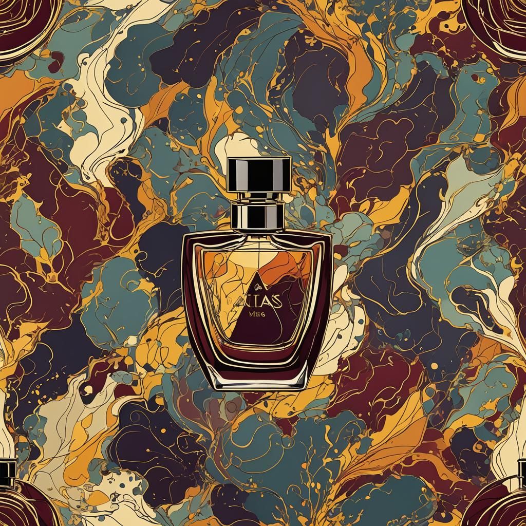 Abstract Mascot Design with Complementary Colors