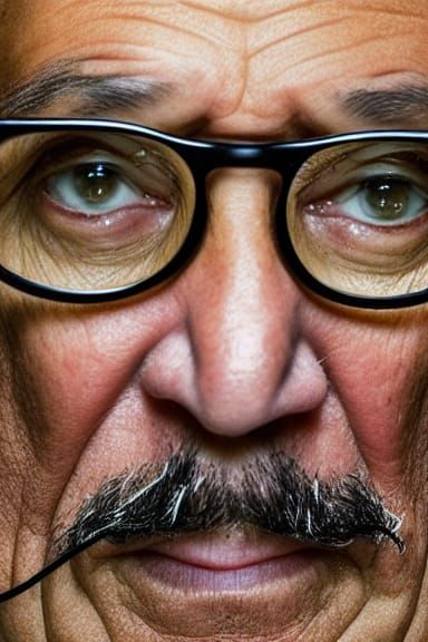 Portrait of Brazilian Man in the Style of McCurry