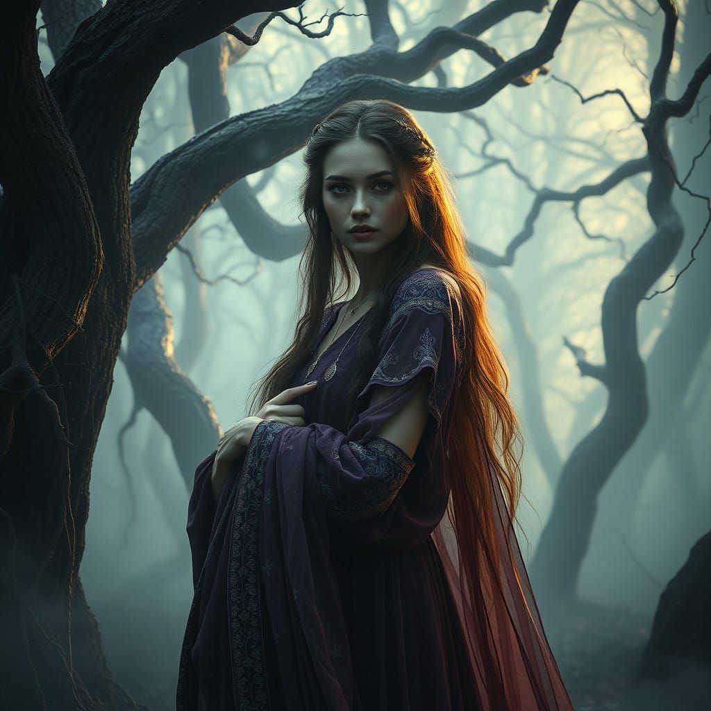 Ukrainian Goddess of the Enchanted Forest