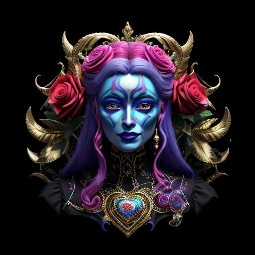 Psychedelic Surreal Composition in 3D CGI