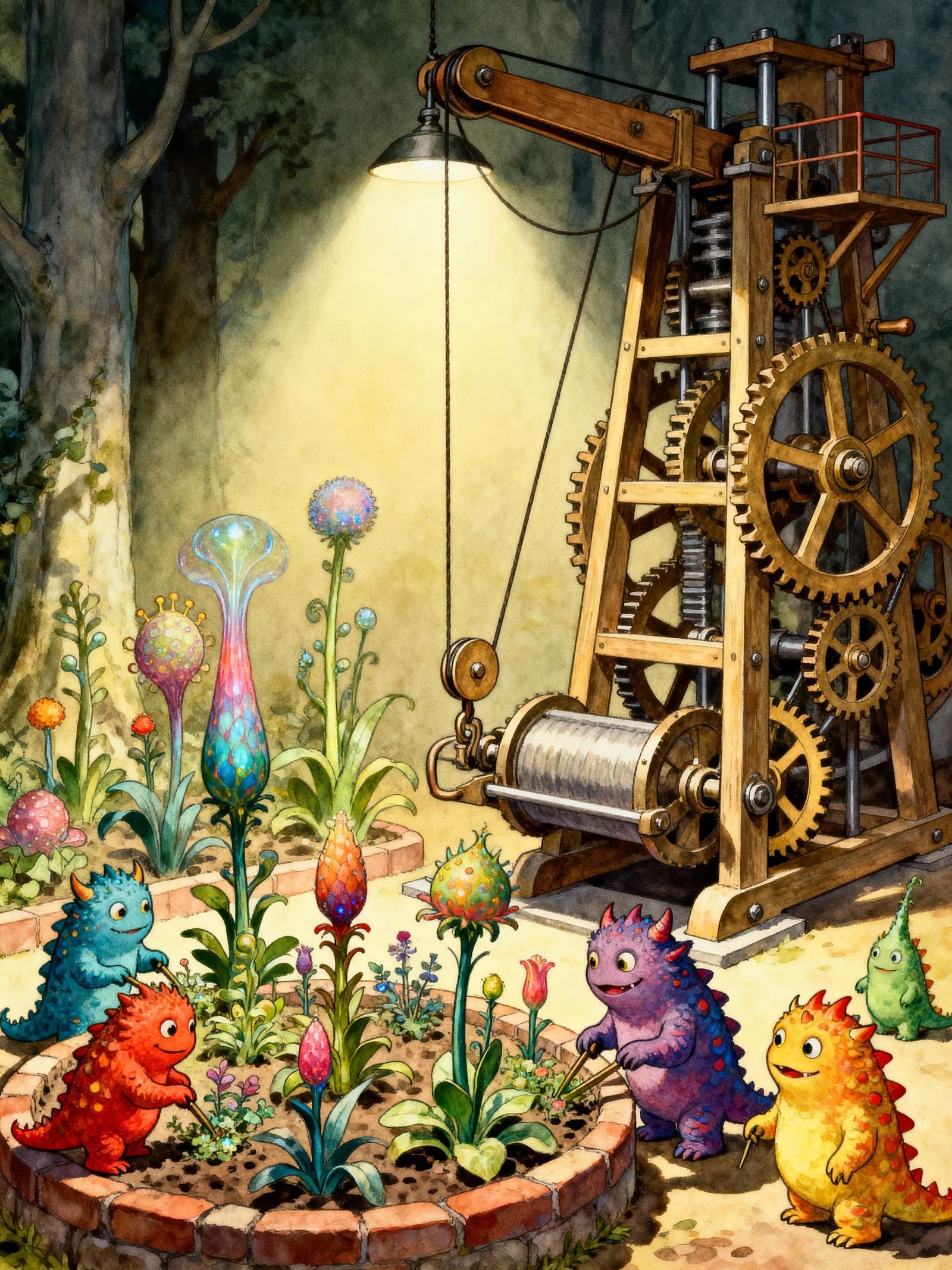 Whimsical Garden Machine by Magical Monsters
