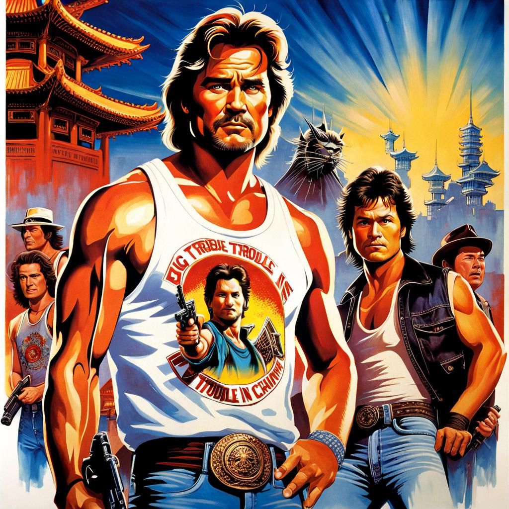 Jack Burton in Big Trouble: Movie Poster Art