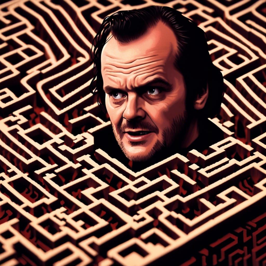 Jack Torrance and the Overlook Maze Model