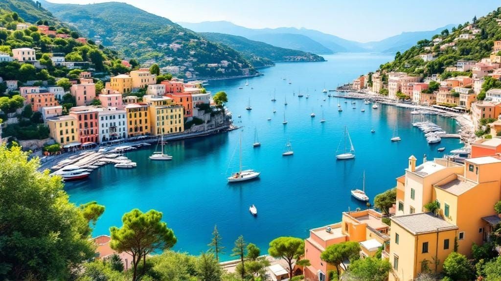 French Riviera poster art circa 1928