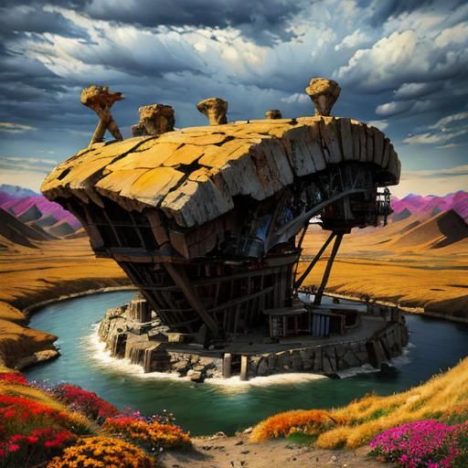 Abstract Artstation Style Digital Art