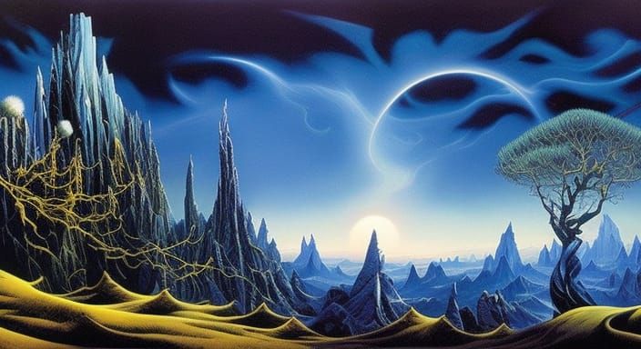 Dark Fantasy Blues Music Masterpiece