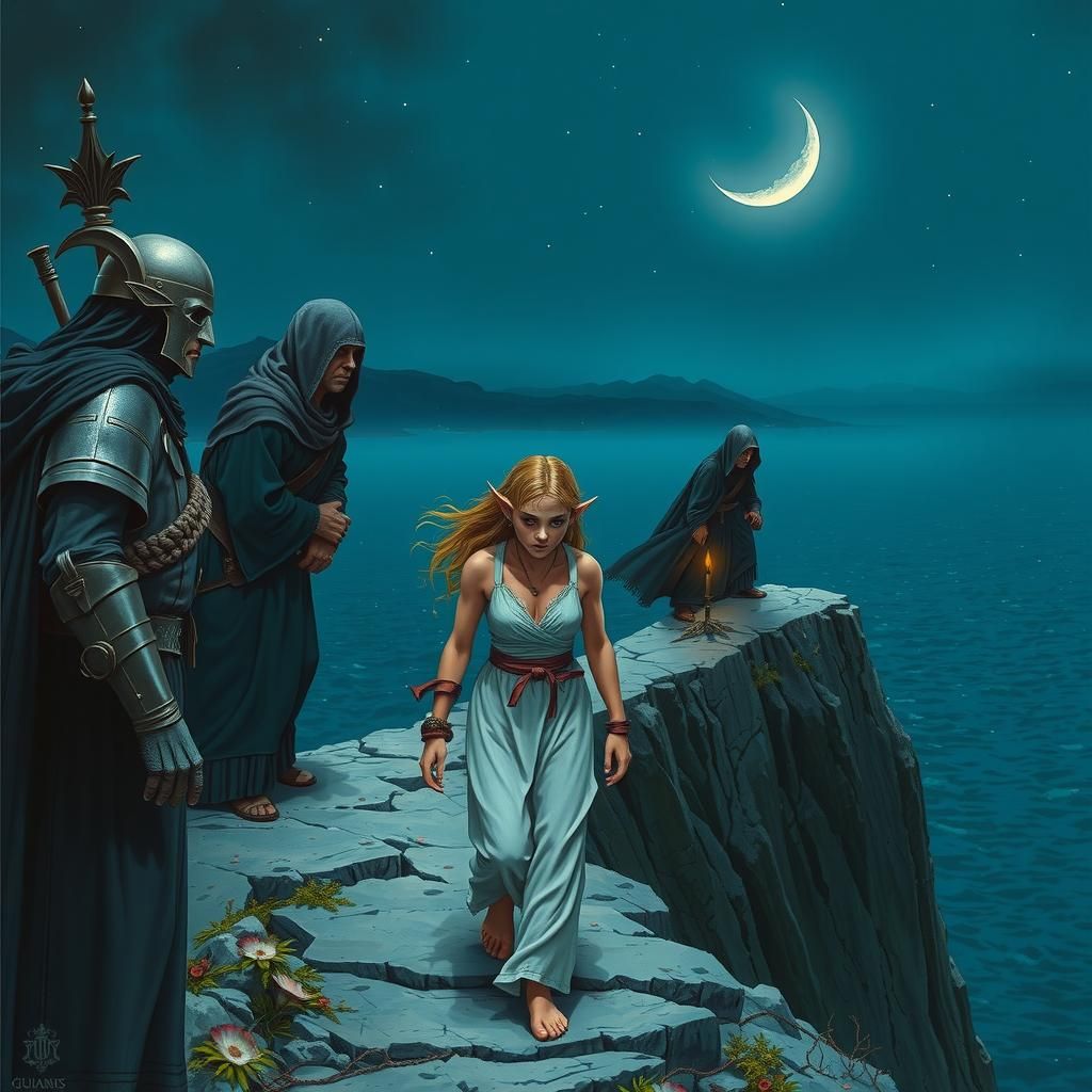 Elf Prisoner at Cliffside Execution