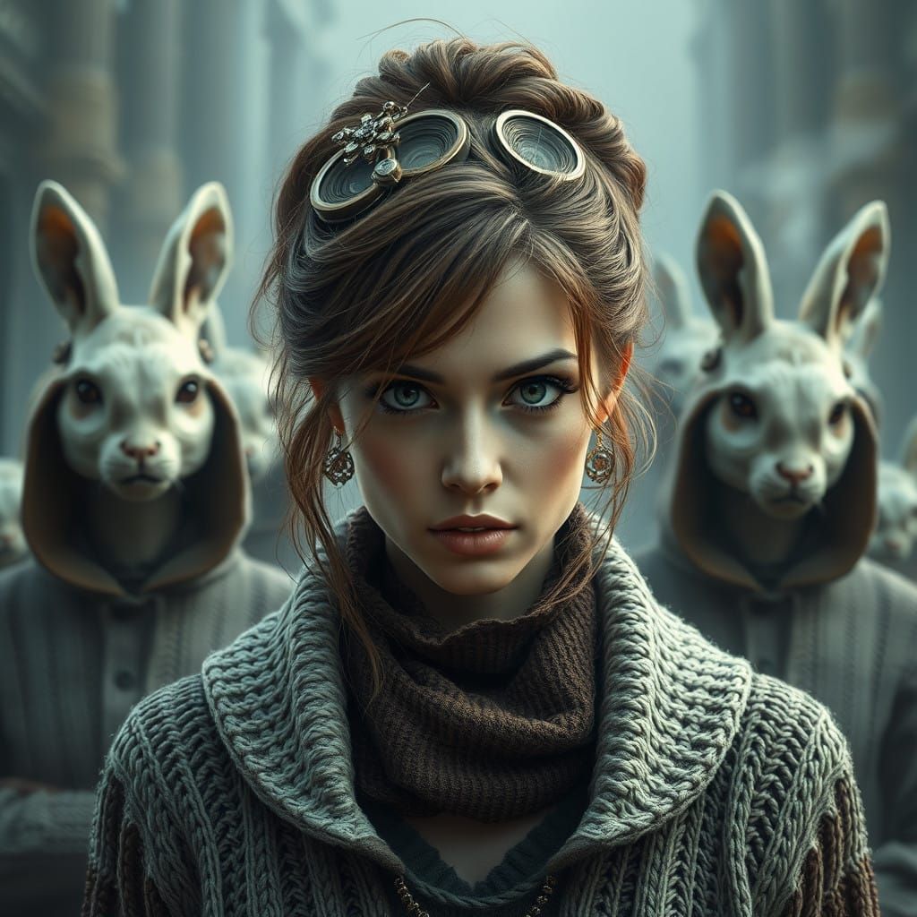 New Age Warrior in Epic Steampunk Battleground