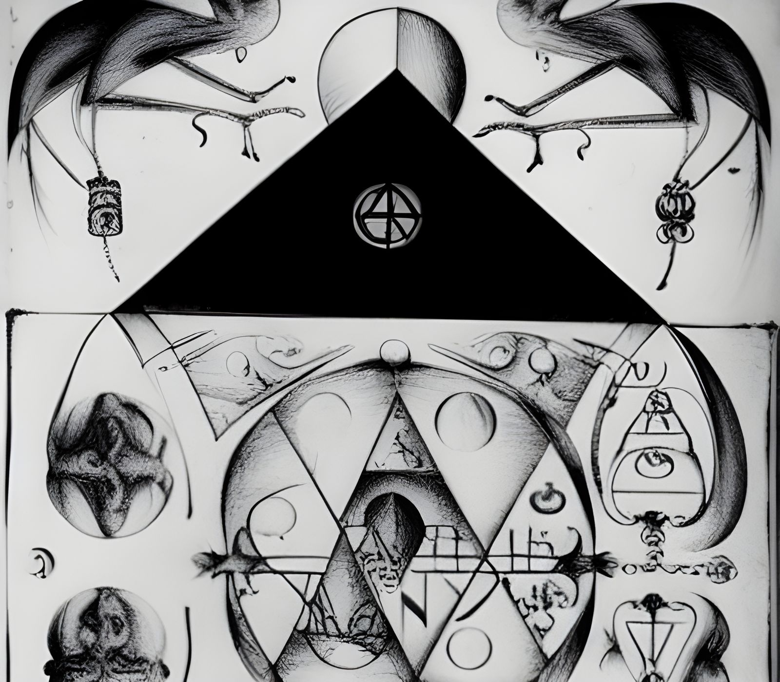 Macabre Alchemist Journal in Illuminated Manuscript Style