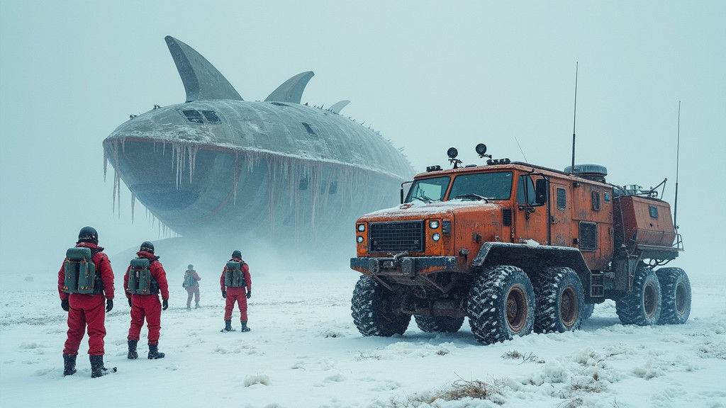 Arctic Explorers Discover Alien Spaceship Wreckage