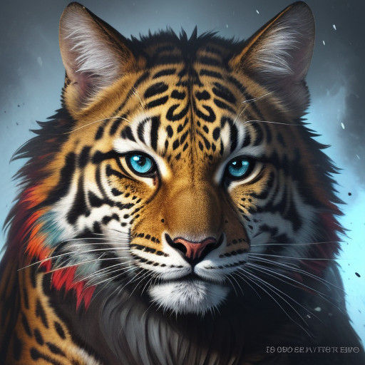 Intricate Wildlife Portrait in Hyperrealistic Concept Art