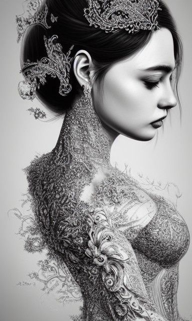 Ethereal Beauty in Hyper-Detailed Digital Illustration