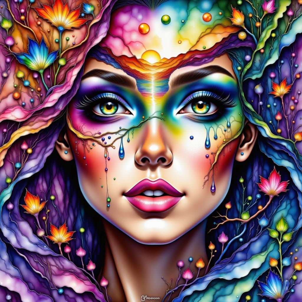 Watercolor Fusion: Lilith Lailah