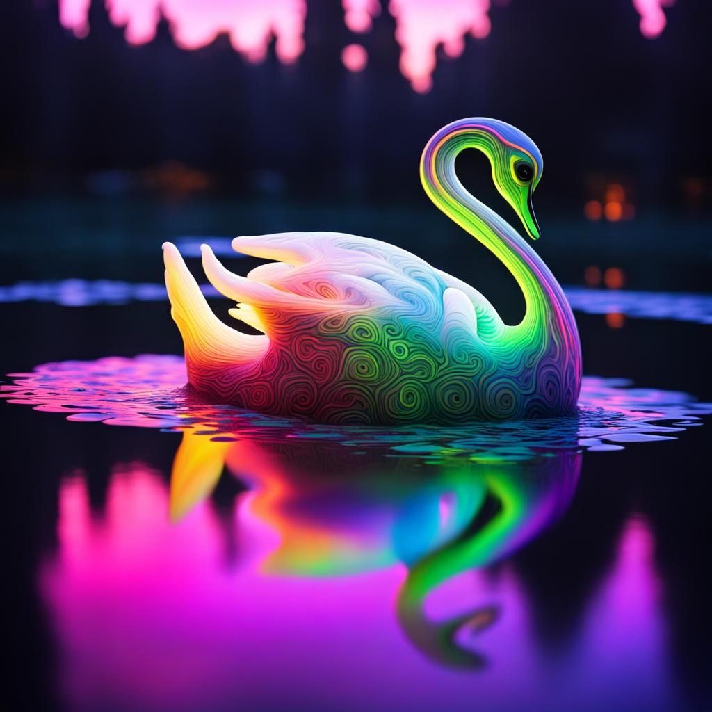 Luminescent swan