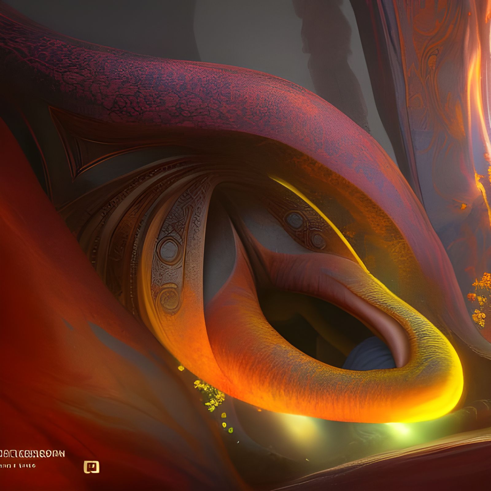 Lingam Yoni Kiss: Detailed Fantasy Art