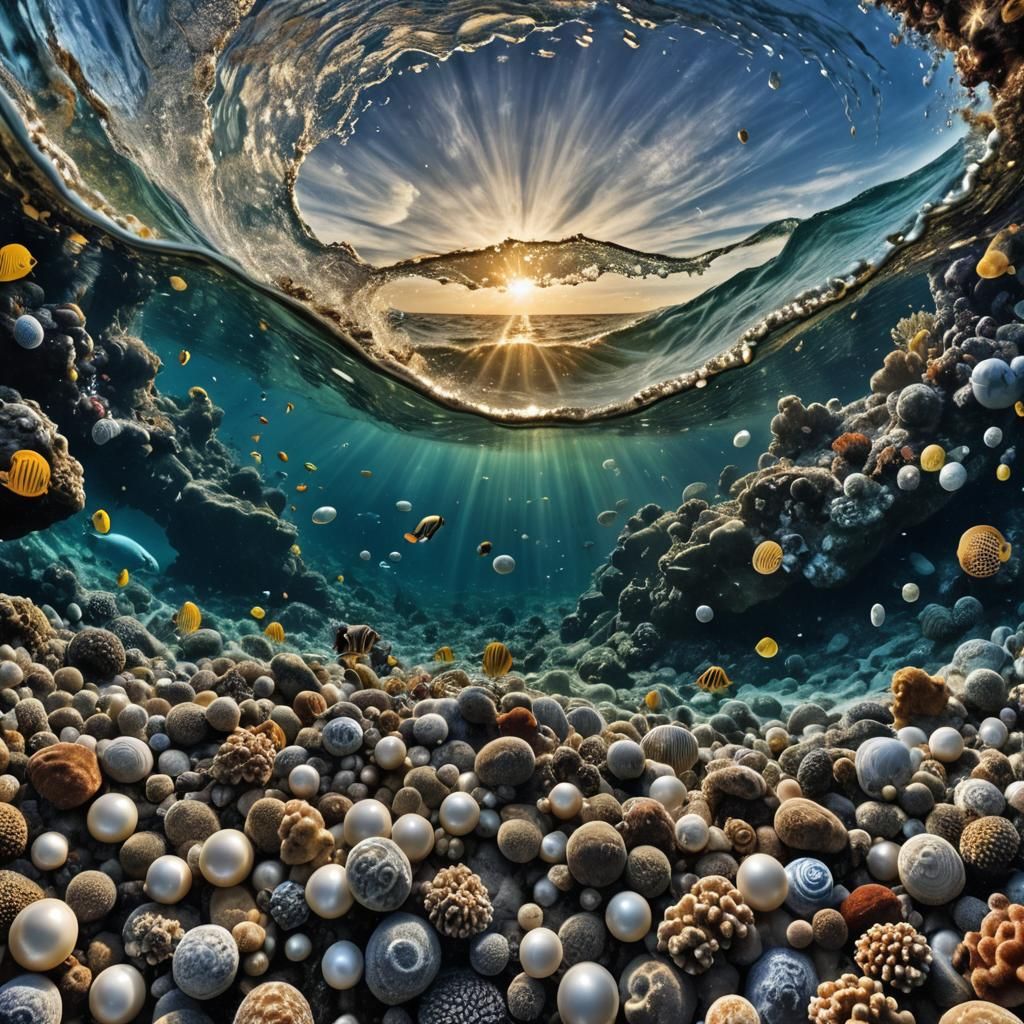 Underwater Dreamscape: Hyperrealistic Infinity