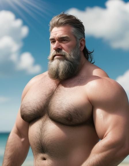 portrait featuring a rugged mid-30s gym coach