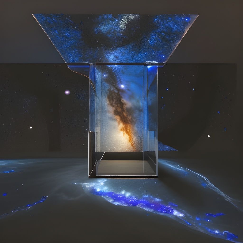 Milky Way in Glass Boxes: Hyper-Detailed Night Sky