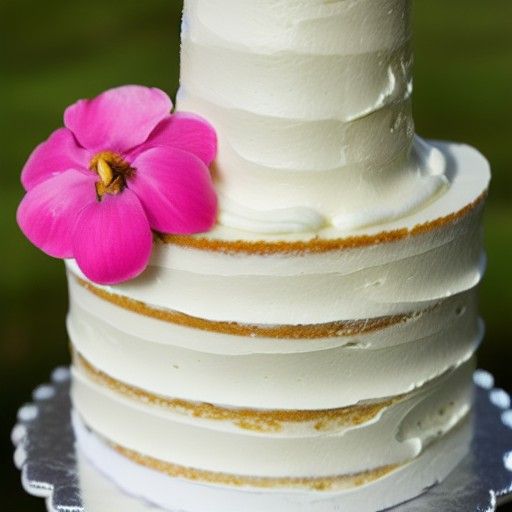 AI-Generated Vanilla Cake