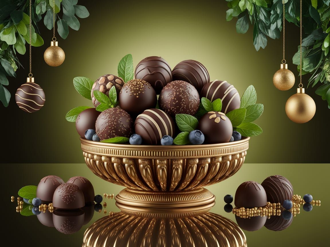 Golden Chocolate Opulence