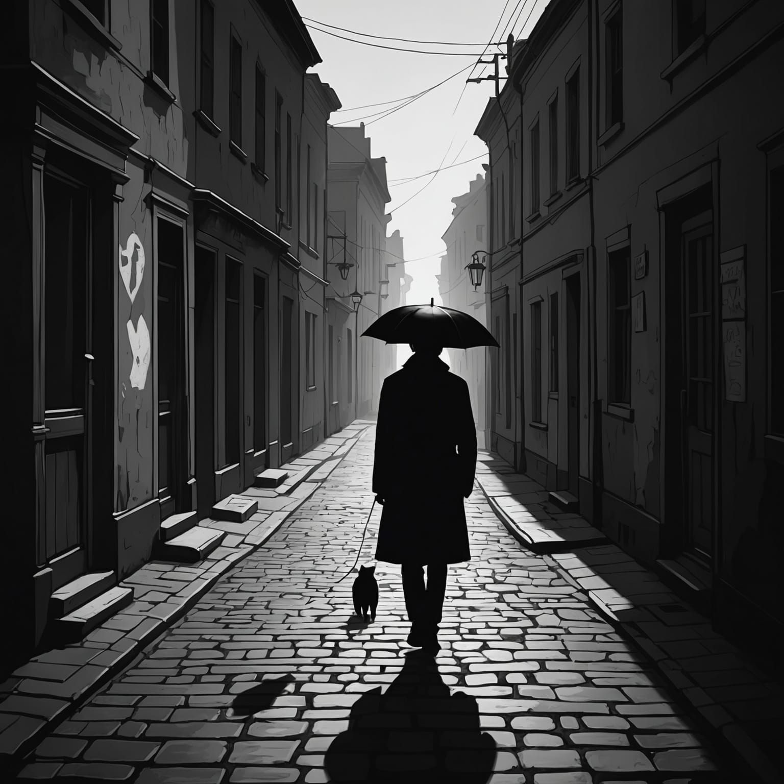 Solitary Figure: An AI Rendering of Loneliness