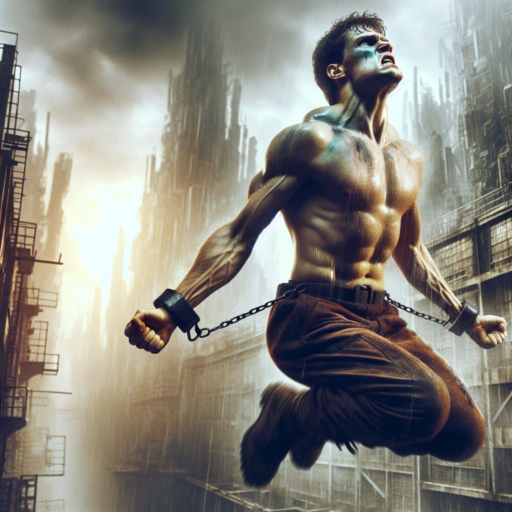 Dystopian Struggle: Defiance in a Decayed World