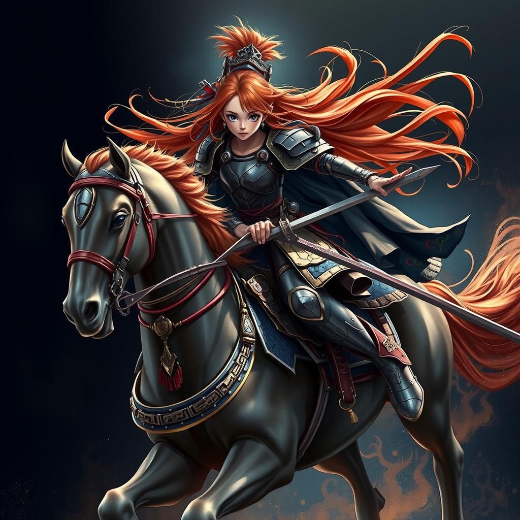 Made-up RPG Characters - Red warrior