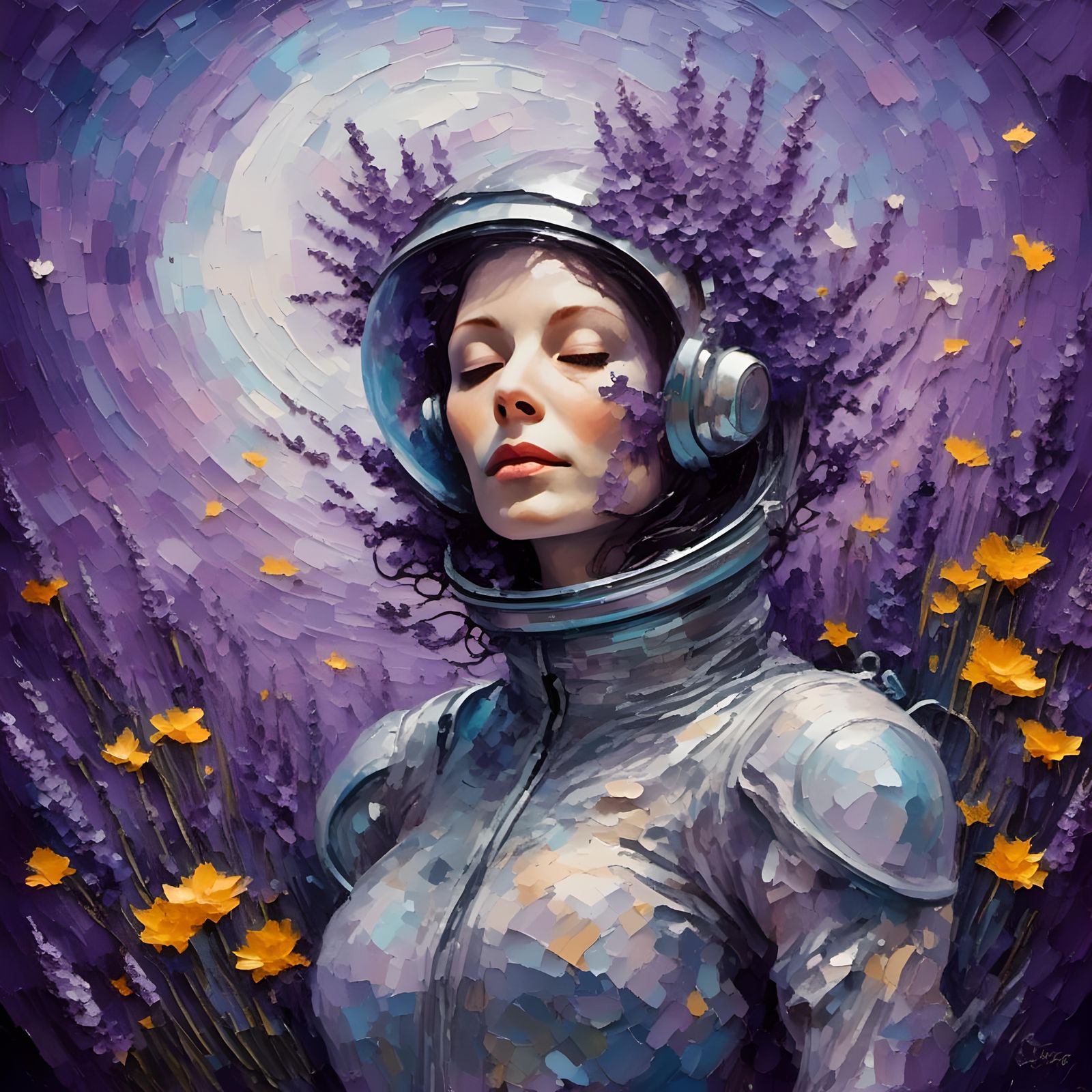 My Laura make me as many lavender as possible into space X f...