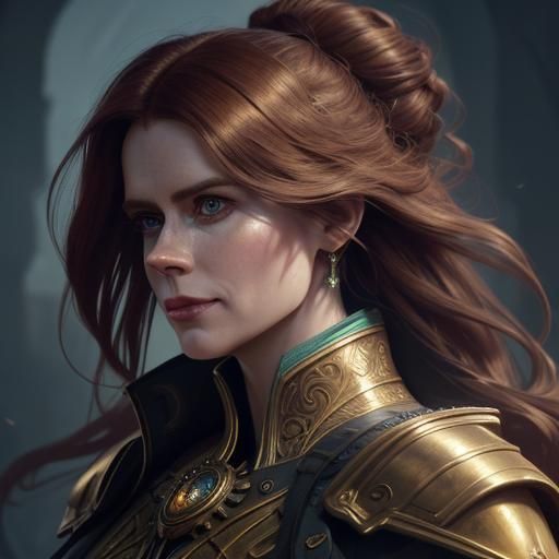 Elegant Portrait of Woman in Victorian Jacket