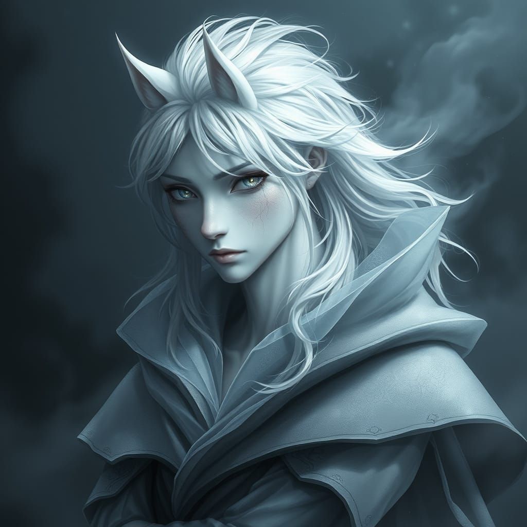 Ethereal Ezra Moonwhisper in Contemplation