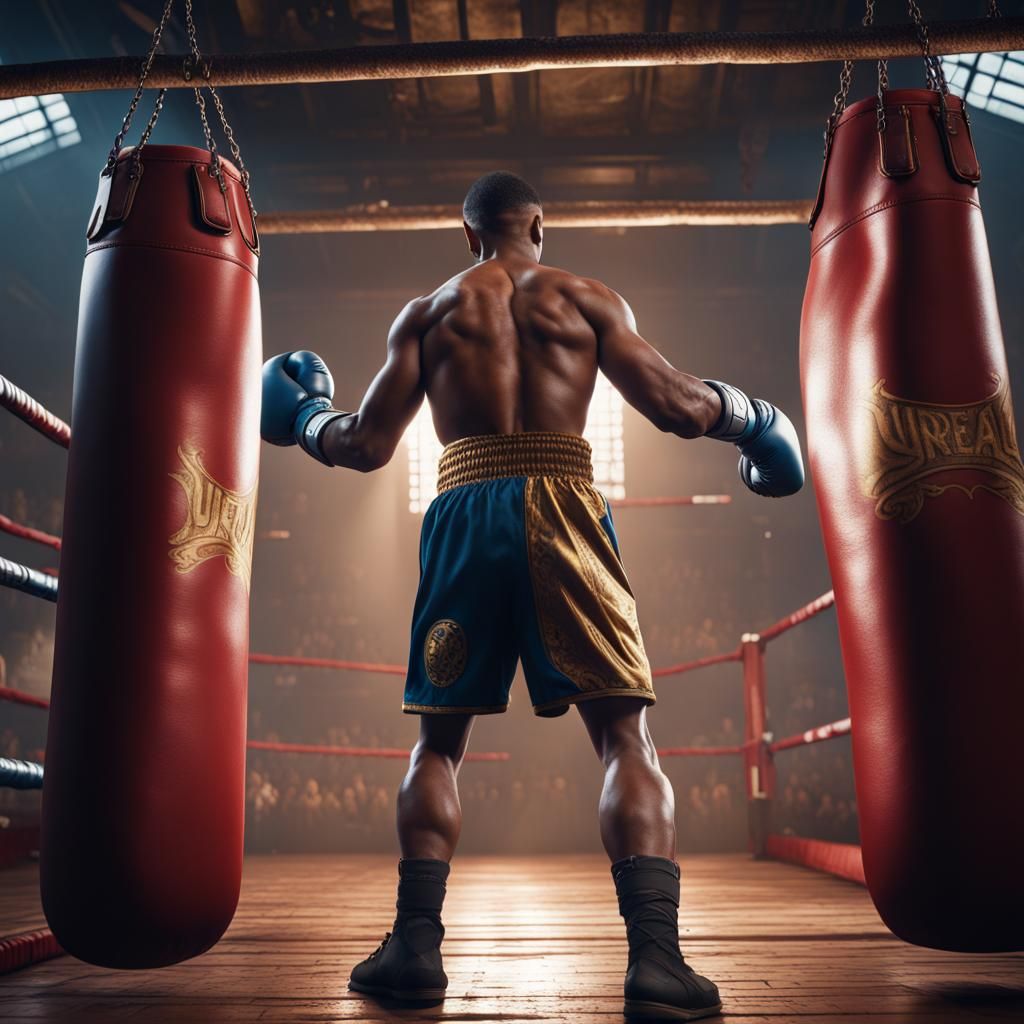 Intricate Boxing Art: Fantasy Concept in Unreal Engine