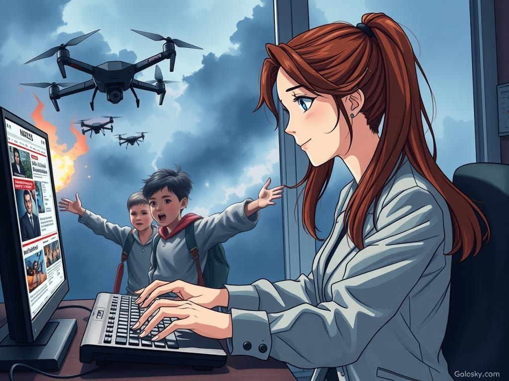 Keyboard warrior trolling social media