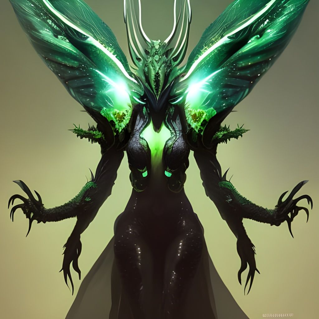 Destiny 2 Savathun Portrait in Fantasy Style