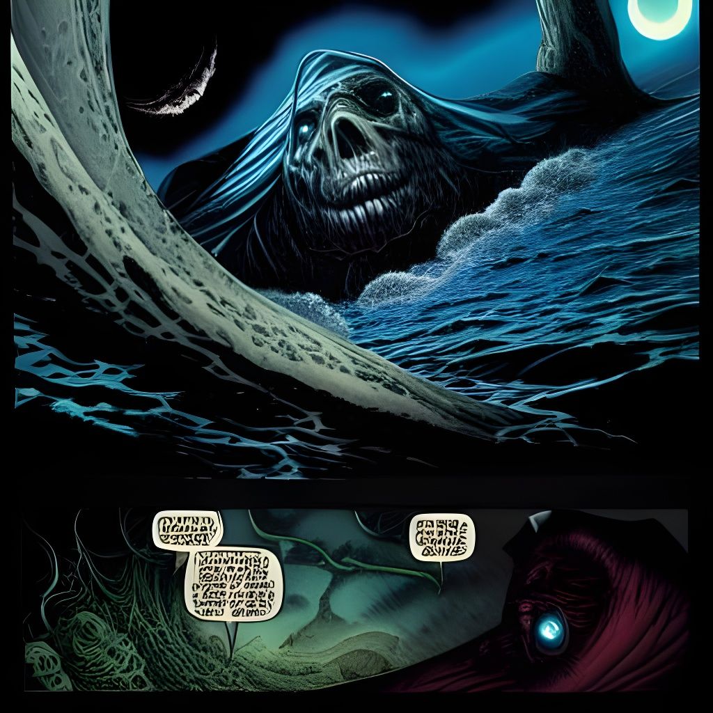 Horrific Creature Emerges from the Deep Ocean