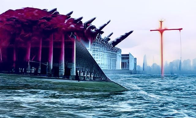 Dystopian Eternal Autocracy in Dark Industrial Style