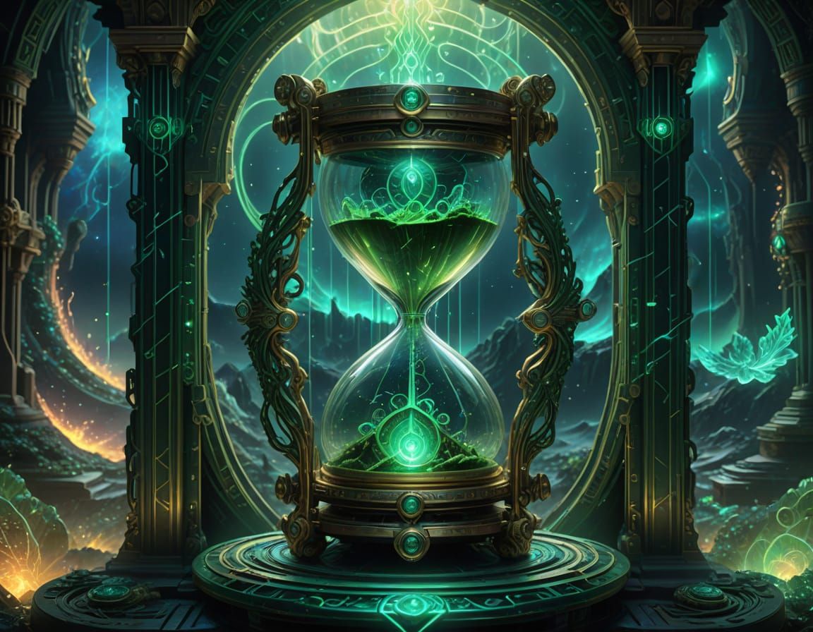 Emerald Hourglass of Technocratic Urgency