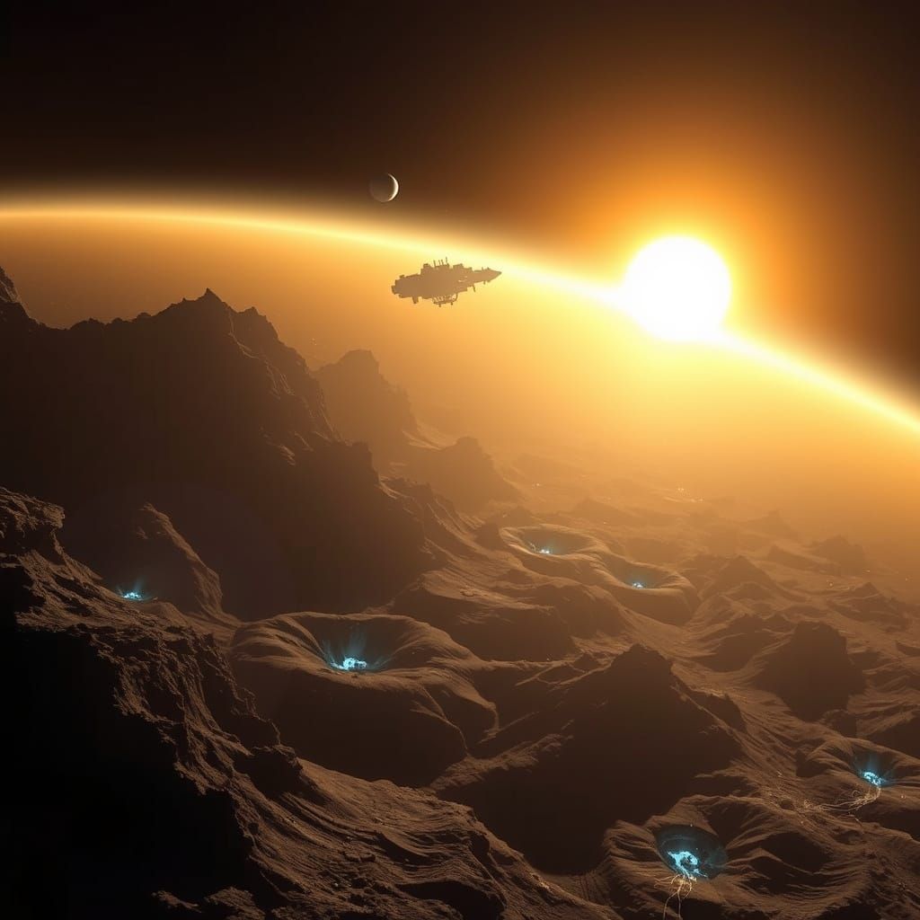 Ethereal World Undar Hangs in Eternal Silence, Orbiting Sun ...