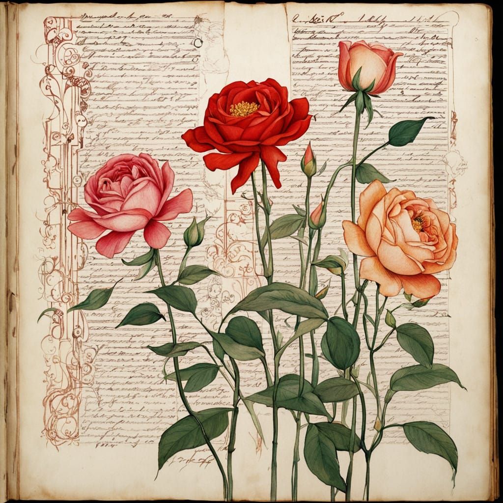 Velvet Petals Bloom in Elegant Nature Scene