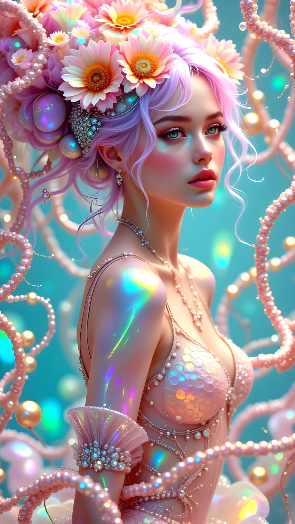 Ethereal Dancer Pearl in Avant-Garde Style