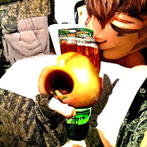 FNF Boyfriend Enjoys Apple Cider