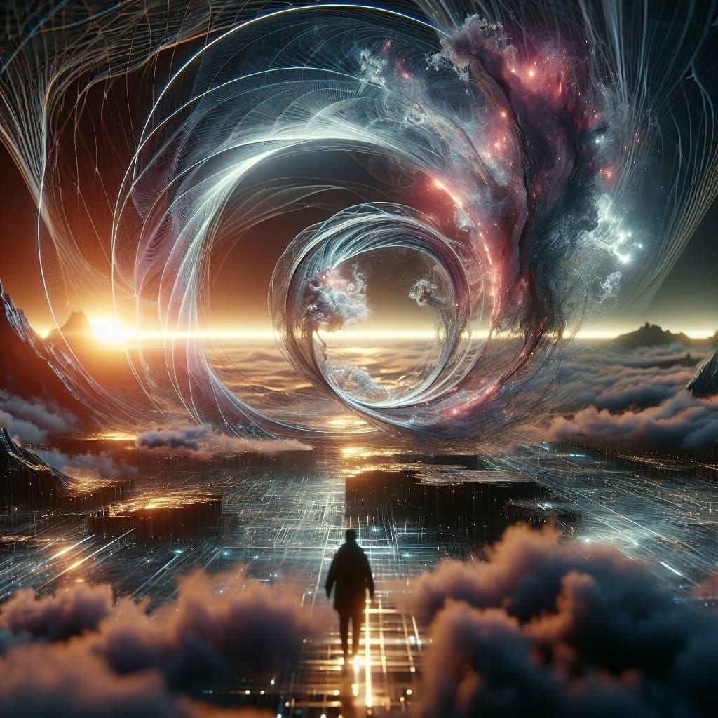 Hyperrealistic Quantum Field Exploration in High Contrast