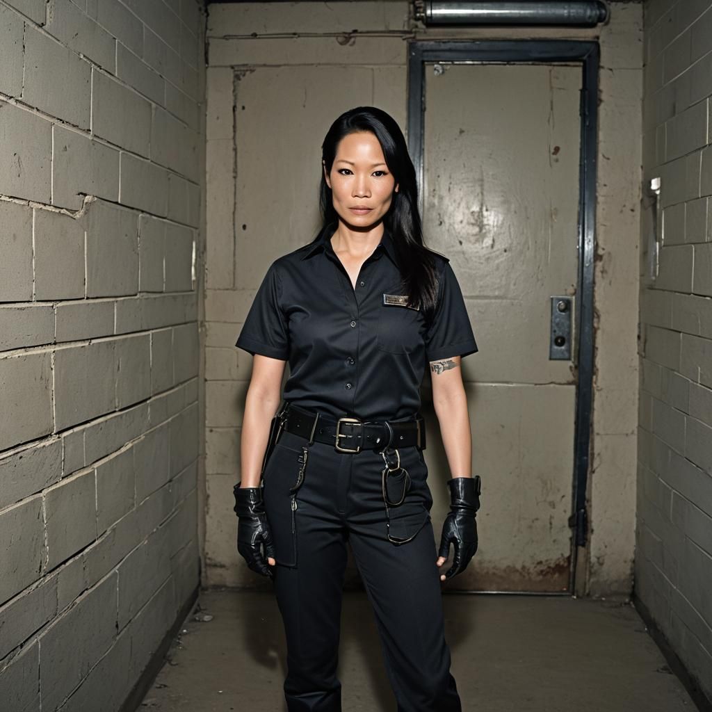 Lucy Liu as Arrogant Prison Warden Portrait