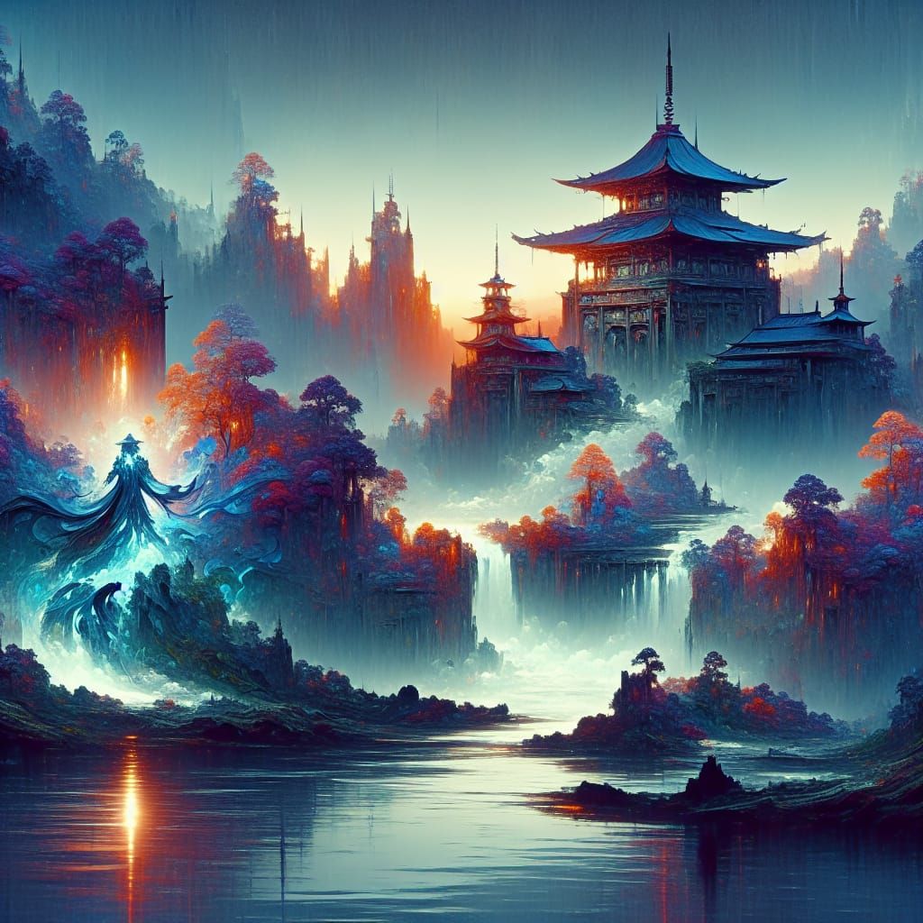 Mystical Samurai in Fantastical Feudal Japan