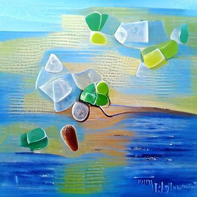 Finding Sea Glass on a Sunny Day