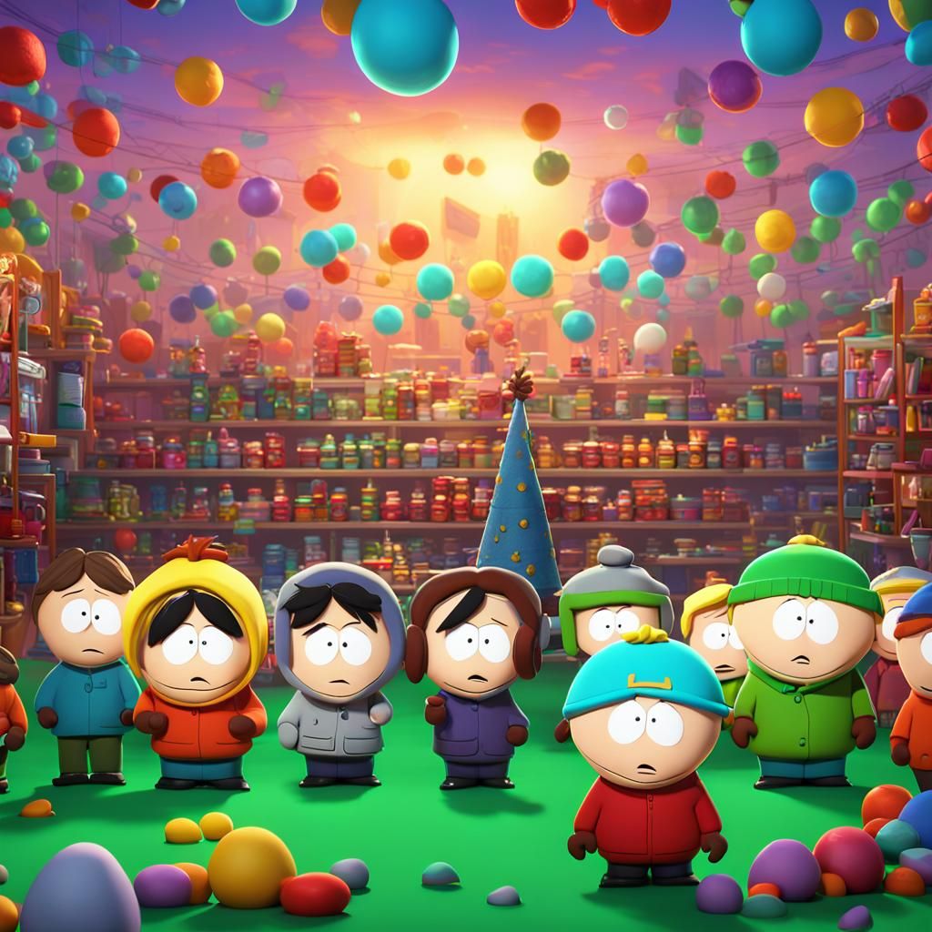 South Park Reimagined as Pixar 3D Art