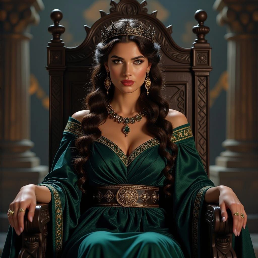 Etruscan Death Goddess Persipnei Reigns in the Underworld